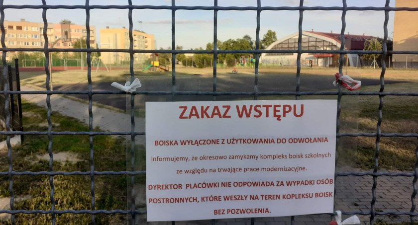 Zdjęcie: Boiska przy ul. Mazowieckiej. Fot. Czytelnik