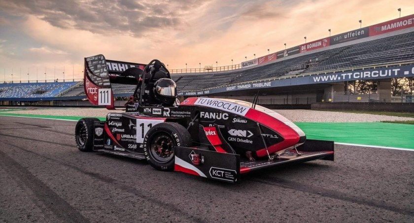 Zdjęcie: Bolid PWR Racing Team (fot. Politechnika Wrocławska)