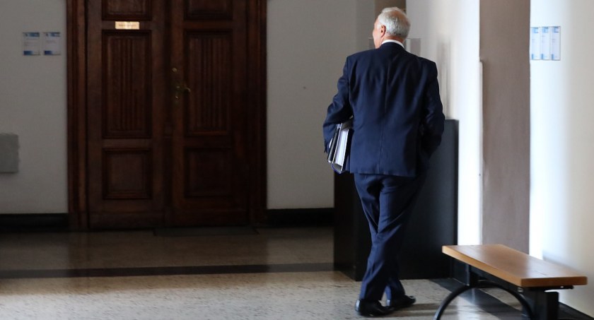 Zdjęcie. Prezydent Tadeusz Krzakowski (fot. Andrzej Trzeciak)