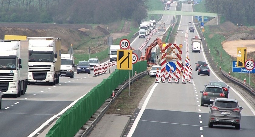 Zdjęcie: Autostrada A4 (fot. Andrzej Trzeciak).