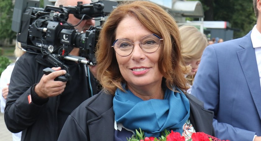 Zdjęcie: Małgorzata Kidawa-Błońska w Legnicy w 2019 r. (fot. Andrzej Trzeciak).