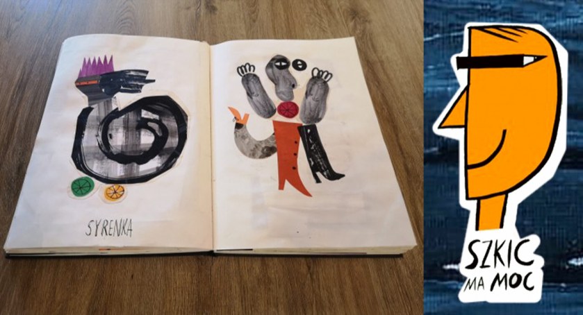 Zdjęcie: praca A.Skorosz, logo Szkic ma moc Fot: LCK