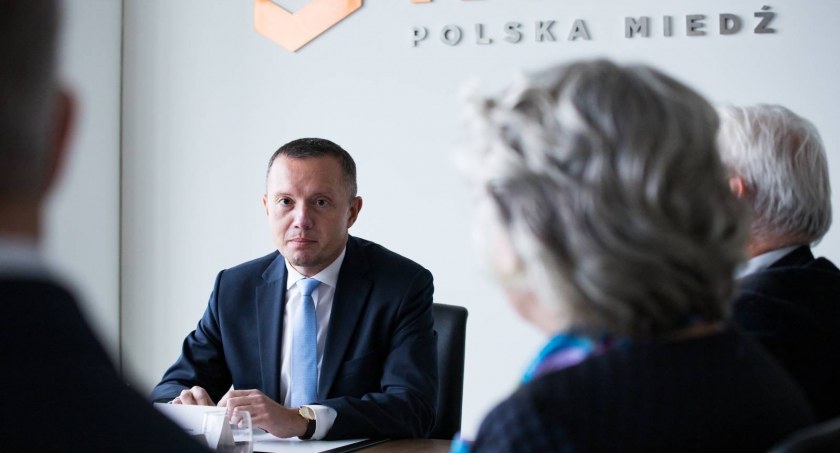 Zdjęcie: Tomasz Zdzikot, prezes KGHM (fot. KGHM Polska Miedź S.A.)