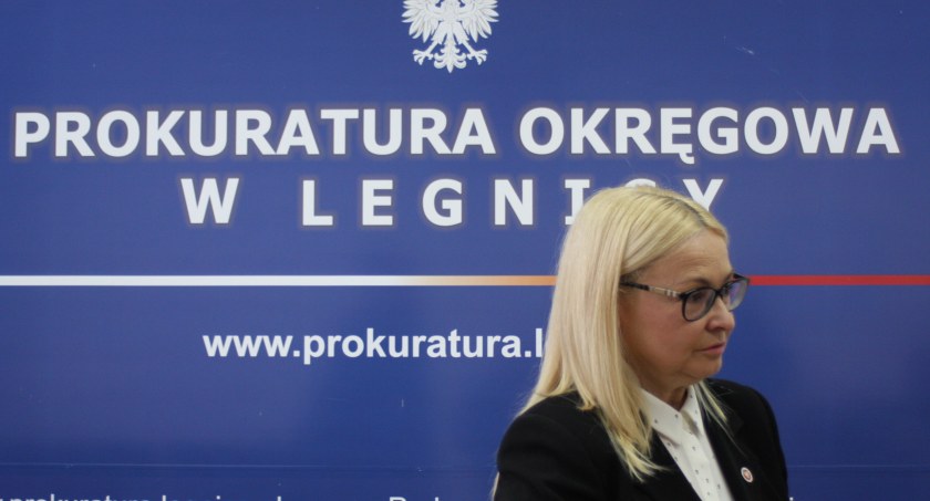 Zdjęcie: Prokurator Lidia Tkaczyszyn, rzeczniczka prasowa Prokuratury Okręgowej w Legnicy (fot. Piotr Kanikowski). 