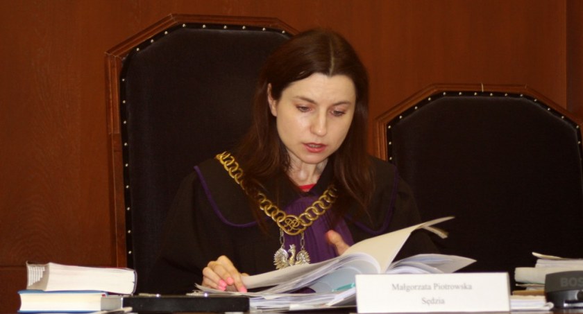 Zdjęcie: Sędzia Małgorzata Piotrowska (fot. Piotr Kanikowski).