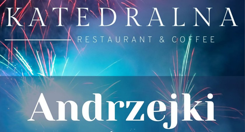 Zdjęcie: baner zapraszający na Andrzejki w Katedralnej.