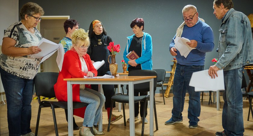 Zdjęcie: warsztaty Nasza Opowieść Teatralna Fot.: materiały prasowe Teatru Modrzejewskiej