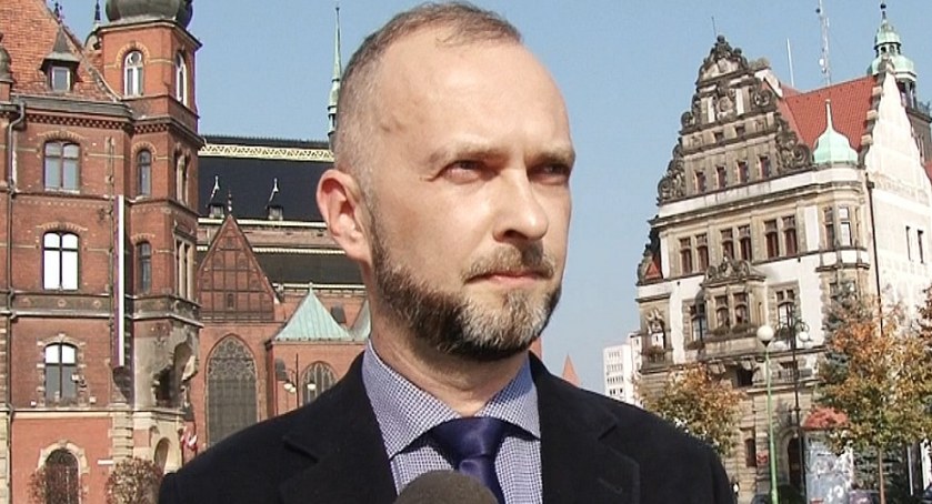 Zdjęcie: Krzysztof Duszkiewicz, zastępca prezydenta Legnicy. Fot. Andrzej Trzeciak.