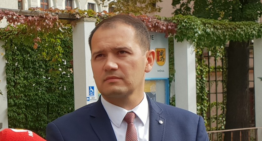 Zdjęcie: Wójt Miłkowic Dawid Stachura. Fot. Andrzej Trzeciak