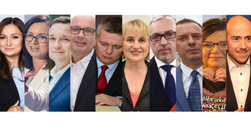 Zdjęcie: Od lewej Monika Wielichowska, Kamila Gasiuk-Pihowicz, Michał Jaros, Robert Kropiwnicki, Tomasz Siemoniak, Zofia Czernow, Bogdan Zdrojewski, Piotr Borys, Izabela Leszczyna, Borys Budka. 