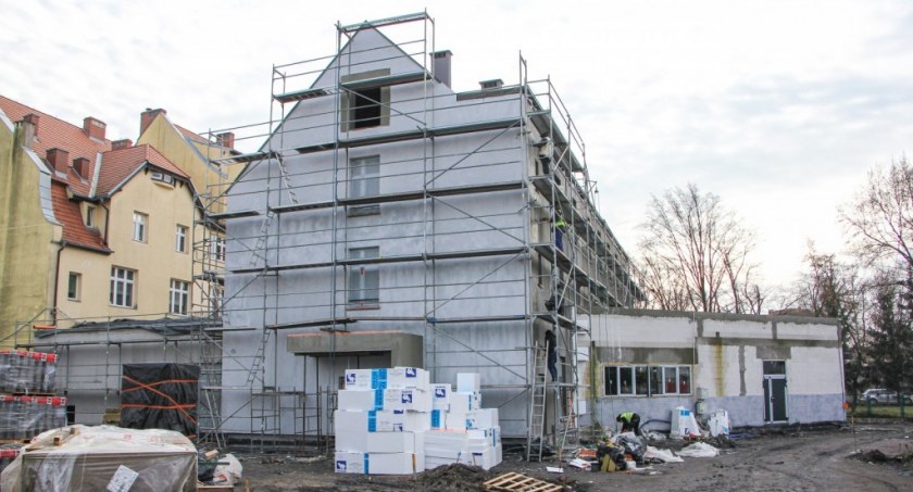 Zdjęcie: Budowa Domu Opieki nad Matką i Dzieckiem w Legnicy. Fot. Urząd Miasta w Legnicy.