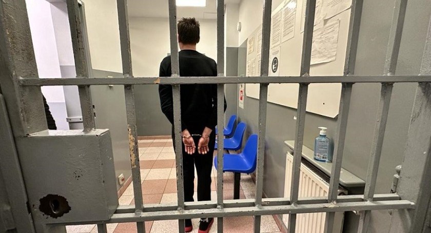 Zdjęcie: zatrzymany mężczyzna Fot.: materiały KMP