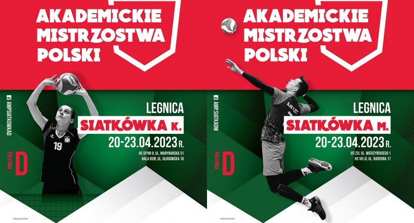 Zdjęcie: Plakat Akademickich Mistrzostw Polski w Piłce Siatkowej
