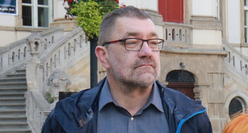 Zdjęcie: Jacek Głomb, dyrektor Teatru Modrzejewskiej w Legnicy. Fot. Andrzej Trzeciak