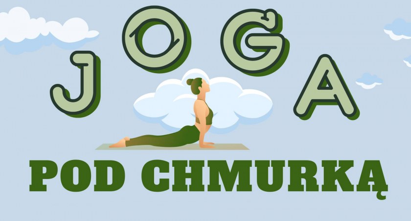Zdjęcie: plakat Jogi pod chmurką Fot.: OSiR Legnica