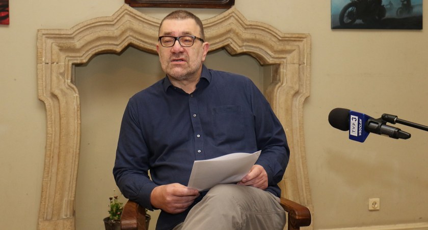 Zdjęcie: Jacek Głomb, dyrektor Teatru Modrzejewskiej w Legnicy. Fot. Andrzej Trzeciak
