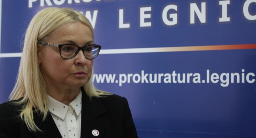 Zdjęcie: Prokurator Lidia Tkaczyszyn, rzeczniczka prasowa Prokuratury Okręgowej w Legnicy. Fot. Piotr Kanikowski.