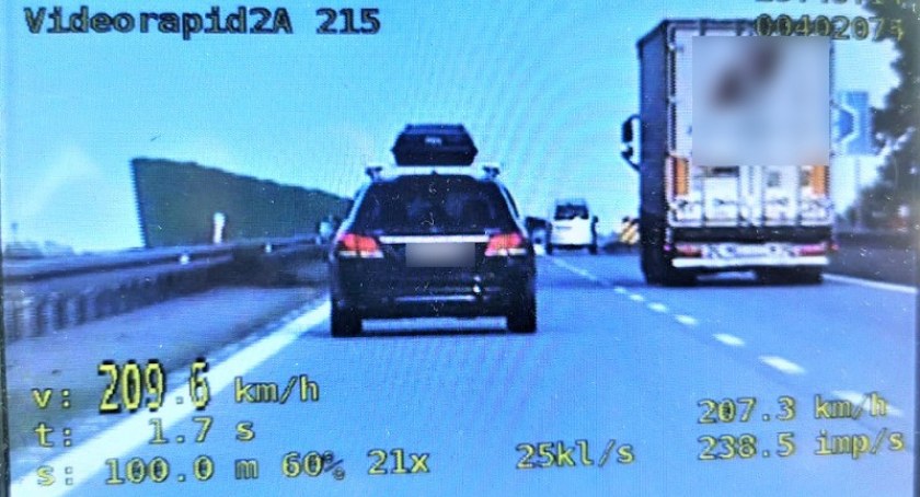 Zdjęcie z policyjnego wideoreadaru. Fot. Komenda Miejska Policji w Legnicy