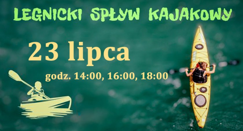 Zdjęcie: plakat Legnickiego Spływu Kajakowego Fot.: OSiR