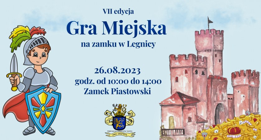 Zdjęcie: plakat Gry miejskiej w Legnicy Fot.: ProLegnica