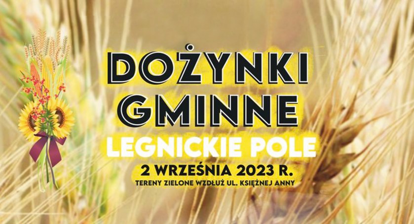 Zdjęcie: plakat imprezy dożynkowej Fot.: GOKiS w Legnickim Polu