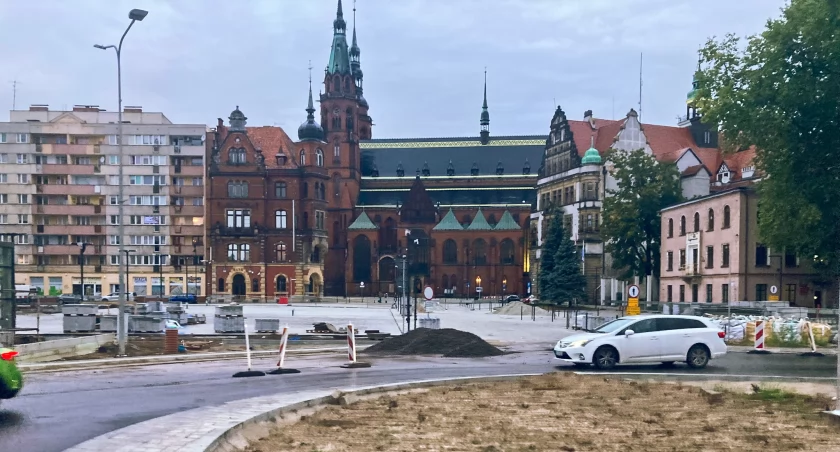 Zdjęcie: remont placu Słowiańskiego Fot.: Aga Jackiewicz 