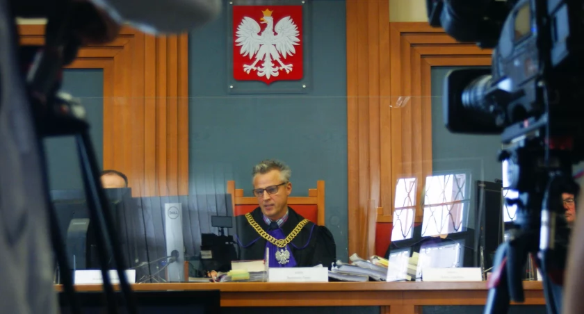 Zdjęcie: Sędzia Bartłomiej Treter, Sąd Okręgowy w Legnicy. Fot. Piotr Kanikowski