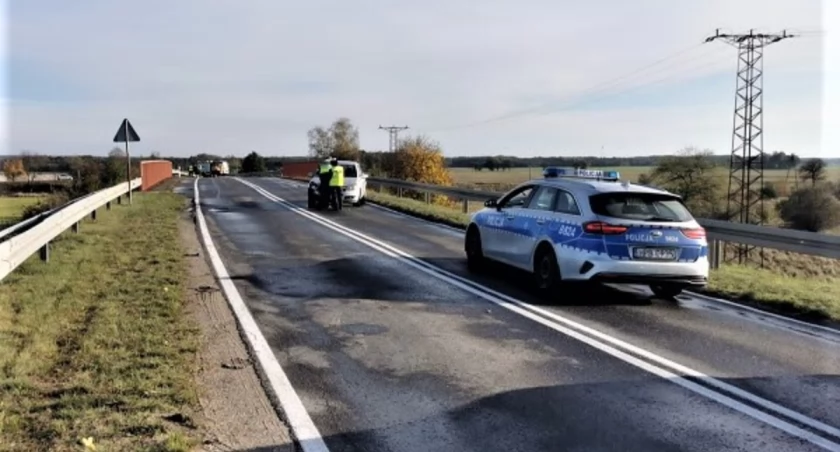 Zdjęcie: Wypadek - śmiertelne potrącenie rowerzysty. Fot. Policja Legnica