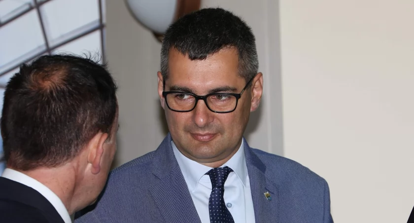 Zdjęcie: Rafał Plezia, wójt gminy Legnickie Pole. Ft. Piotr Kanikowski