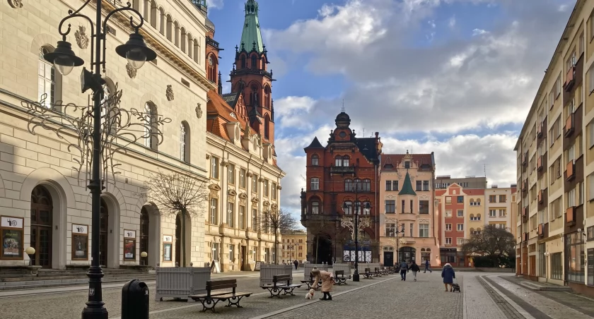 Zdjęcie: rynek w Legnicy Fot.: Aga Jackiewicz