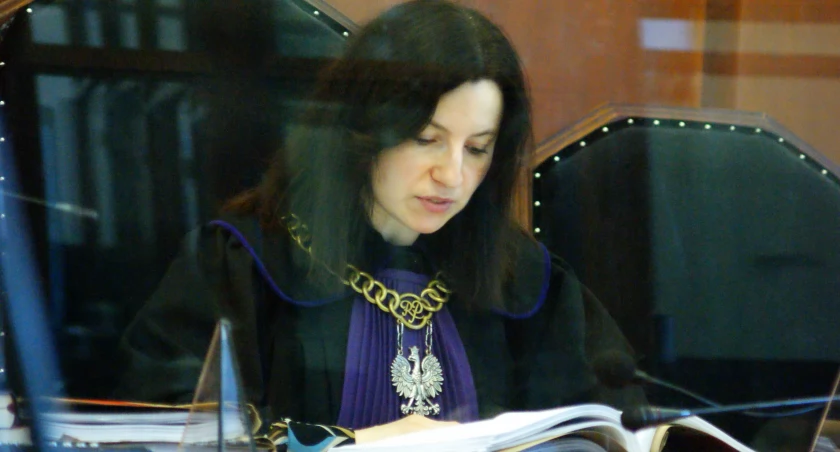 Zdjęcie: Sędzia Małgorzata Piotrowska z Sądu Rejonowego w Legnicy. Fot. Piotr Kanikowski