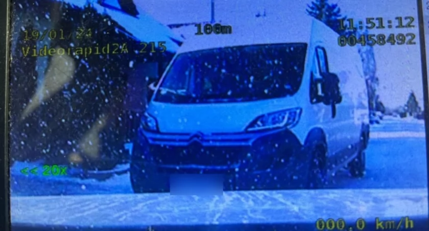 Zdjęcie: ekran wideoradaru Fot.: KMP