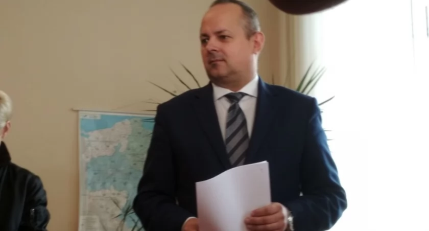 Zdjęcie: Prokurator Radosław Wrębiak, szef Prokuratury Rejonowej w Legnicy. Fot. Piotr Kanikowski