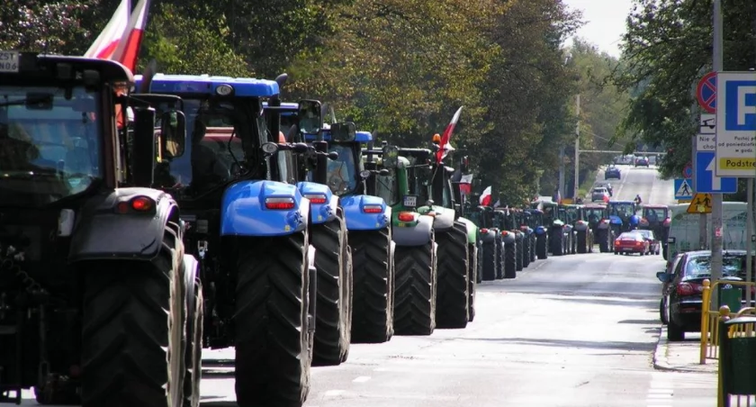 Zdjęcie: zdjęcie z protestu rolniczego Fot.: FB NSZZ Rolników Indywidualnych 