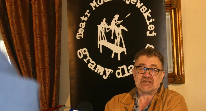 Zdjęcie: Jacek Głomb, dyrektor Teatru Modrzejewskiej w Legnicy. Fot. Piotr Kanikowski