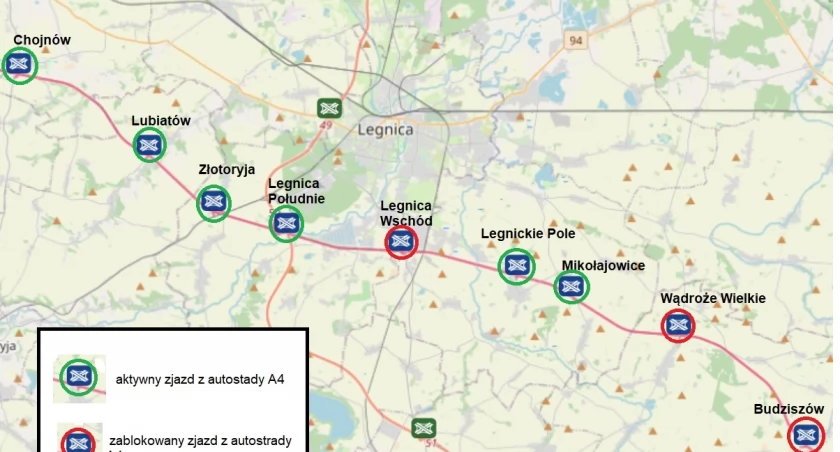 Zdjęcie: Rolnicze protesty na autostradzie A4