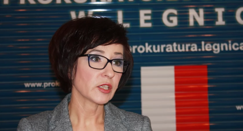 Zdjęcie: Prokurator Liliana Łukasiewicz, rzeczniczka Prokuratury Okręgowej w Legnicy. Fot. Piotr Kanikowski