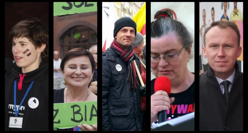 Zdjęcie: (od lewej) Aleksandra Lesiak, Bogumiła Wszelaka, Jarosław Rabczenko, Radosława Janowska-Lascar, Maciej Kupaj. Fot. Piotr Kanikowski, Facebook.pl