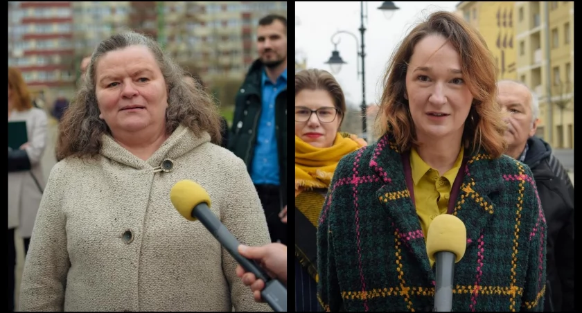 Zdjęcie: (z lewej strony) Radosława Janowska Lascar, (z prawej strony Anna Mokhtari). Fot. Aga Jackiewicz