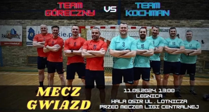 Zdjęcie: drużyny piłki ręcznej Meczy Gwiazd Fot.: mat. promo. organizatora