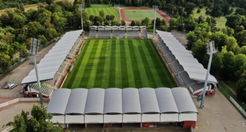 Zdjęcie: Stadion Miejski Fot.: Miedź Legnica