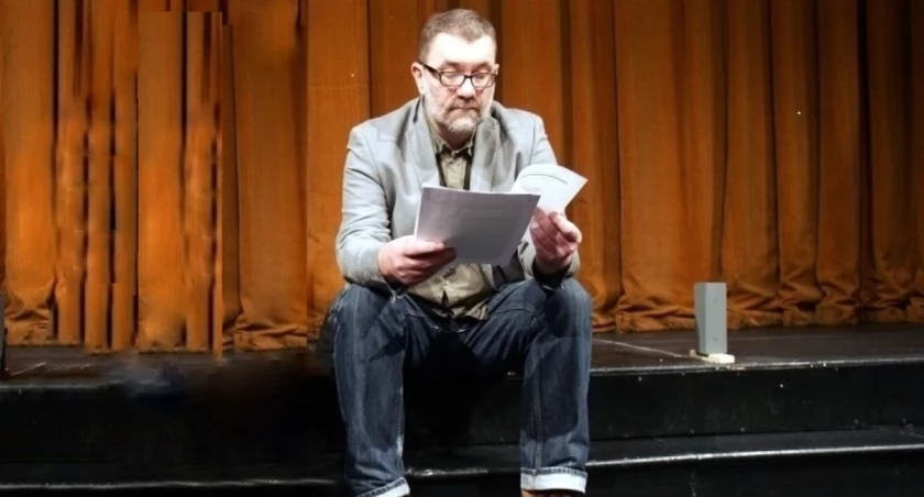 Zdjęcie: Jacek Głomb, dyrektor Teatru Modrzejewskiej w Legnicy. Fot. Piotr Kanikowski
