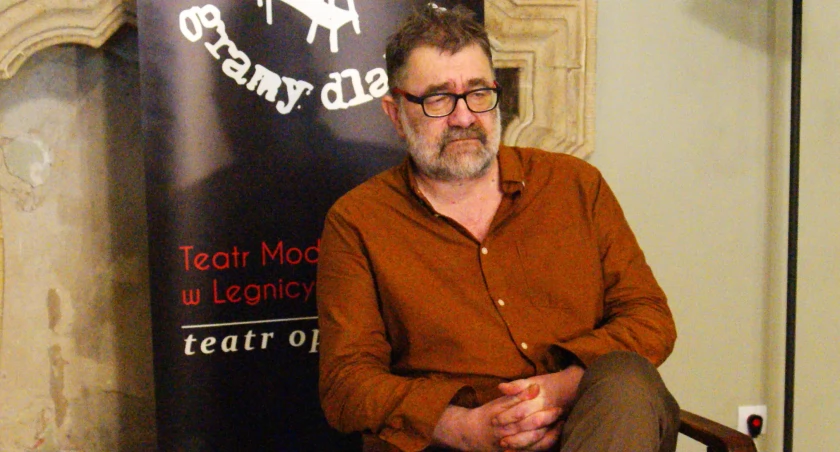 Zdjęcie: Jacek Głomb, dyrektor Teatru Modrzejewskiej w Legnicy. Fot. Piotr Kanikowski