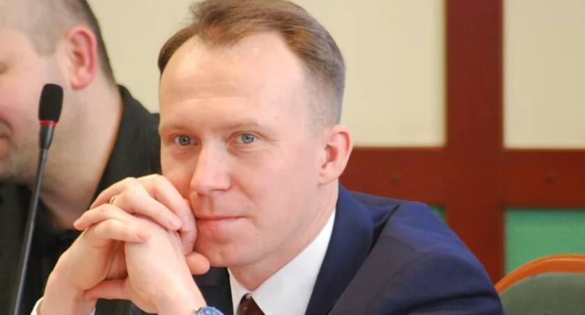 Zdjęcie: Maciej Kupaj, prezydent Legnicy. Fot. Andrzej Trzeciak
