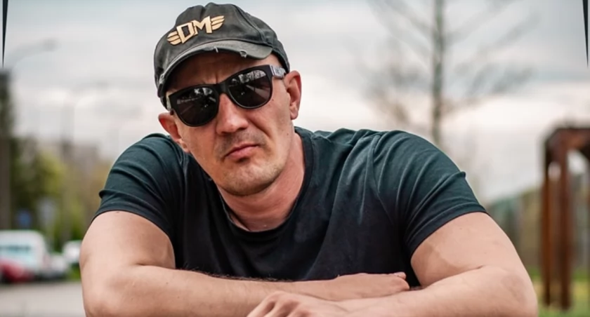 Zdjęcie: Roman Bosski z okładki swego ostatniego albumu 