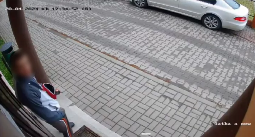 Zdjęcie: stopklatka z nagrania Fot.: KMP
