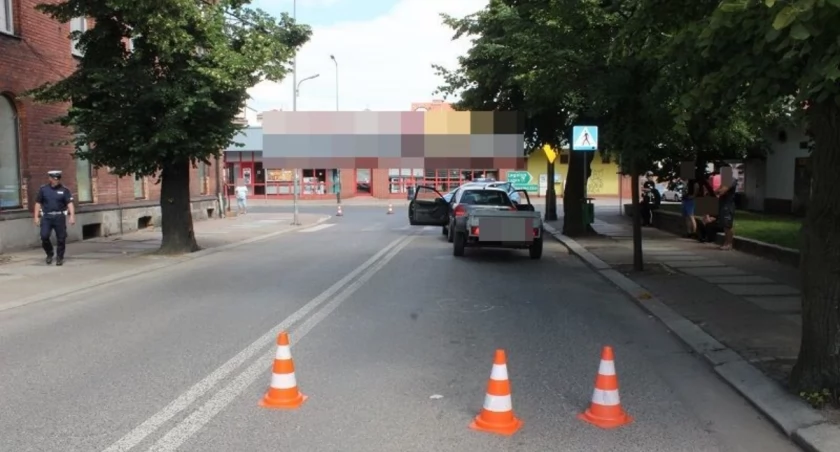 Zdjęcie: miejsce zdarzenia Fot.: KMP w Legnicy