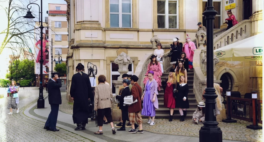Zdjęcie: happening teatralnego Gońca Fot.: Aga Jackiewicz