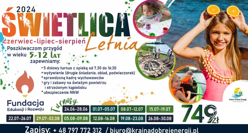Zdjęcie: plakat wydarzenia Fot.: Kraina Dobrej Energii