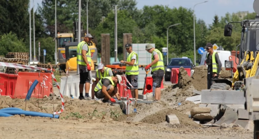 Zdjęcie: Budowa Zbiorczej Drogi Południowej. Fot. Urząd Miasta w Legnicy